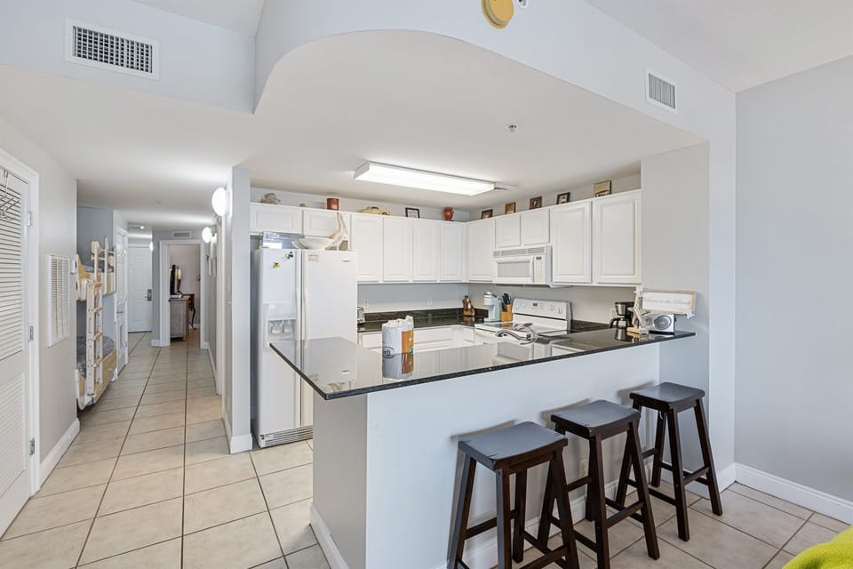 Kitchen with Bar Stools
