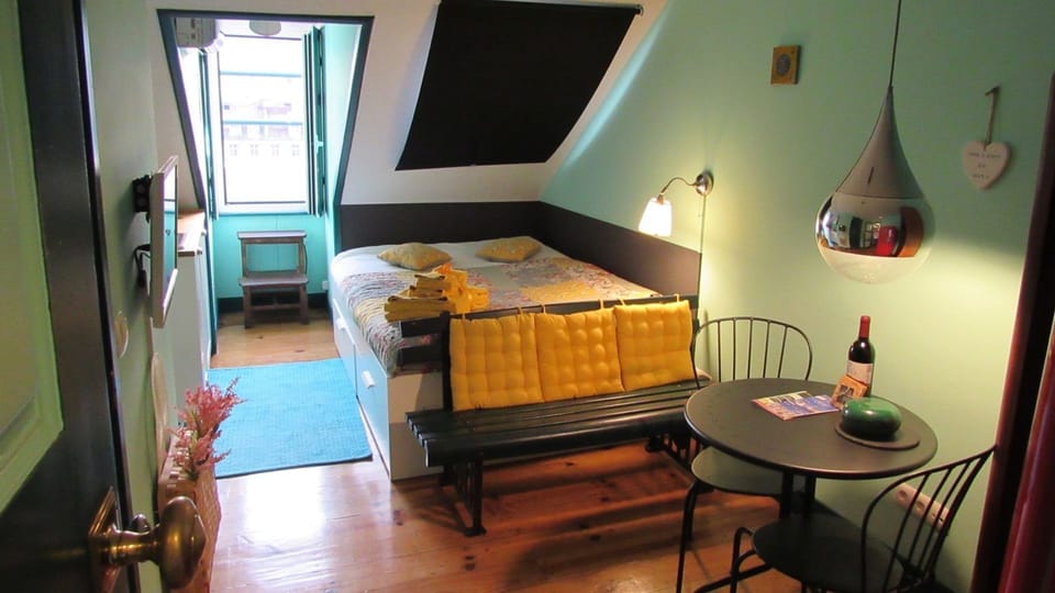 A welcoming space with playful design details, natural light, and everything you need for a comfortable stay in the heart of Lisbon. #CozyApartment #LisbonLiving #DesignStay #TravelPortugal #Portugal #PT #Lisbon