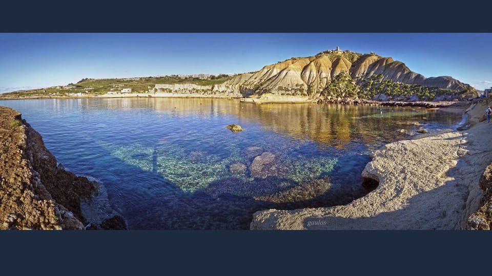 Beach below the property