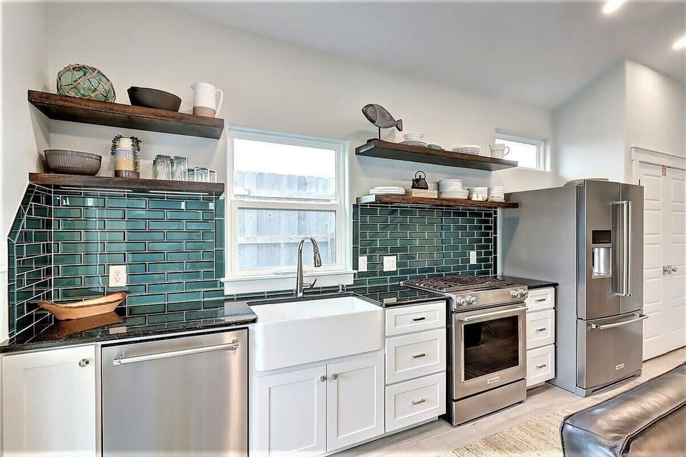 Sleek kitchen