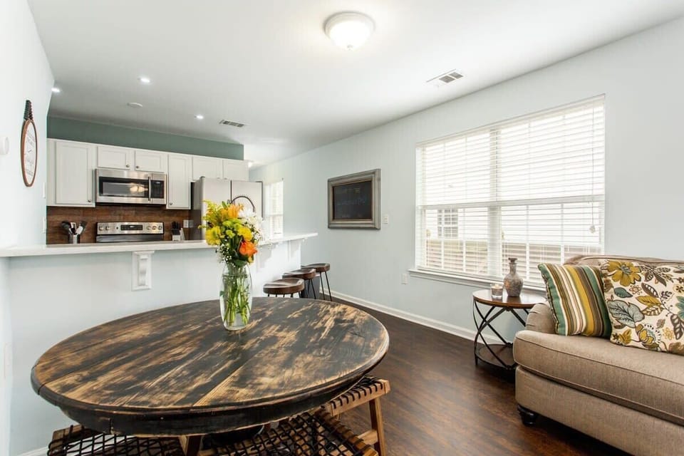 Dining Room table for 4 just off the living room.