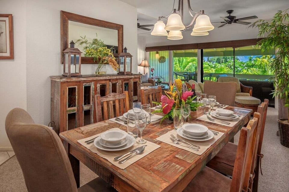 Manualoha 609 Dining Table for Six