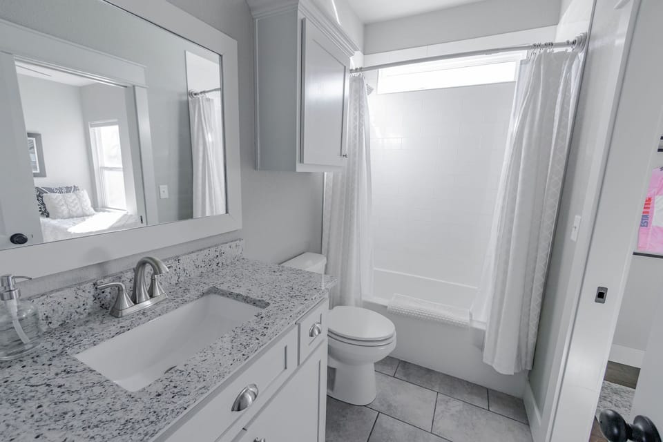Shared Full Bath , Guest Room 2 and 3