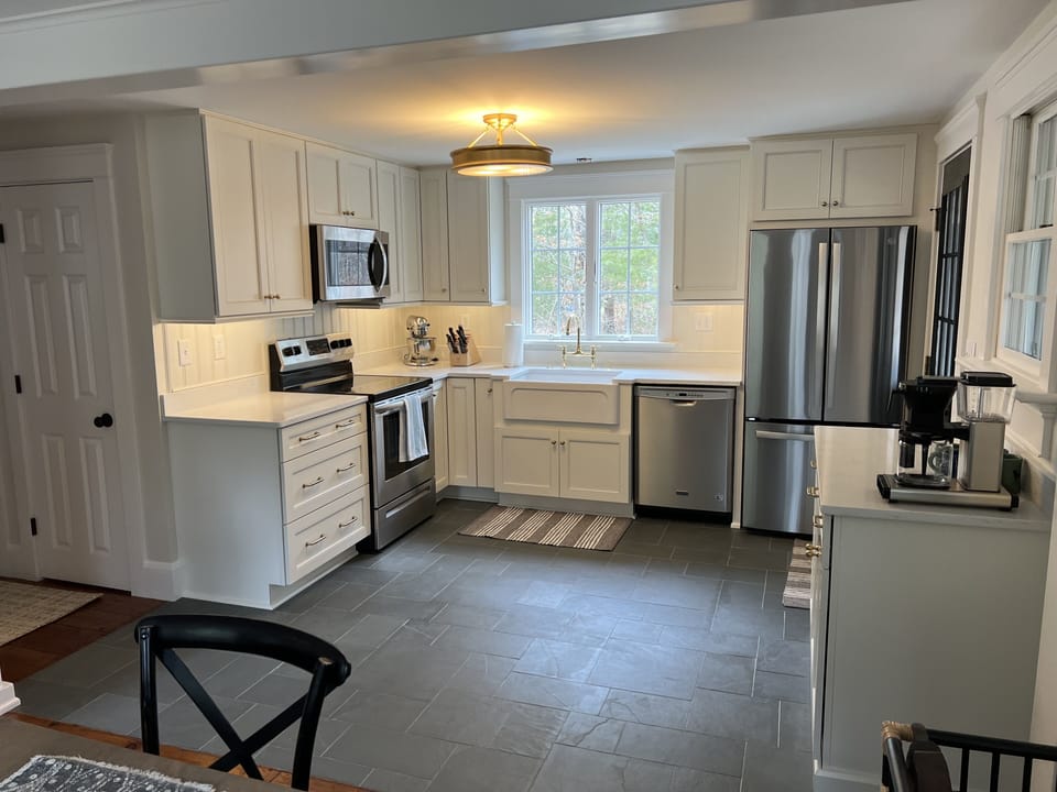 Kitchen with coffee bar!