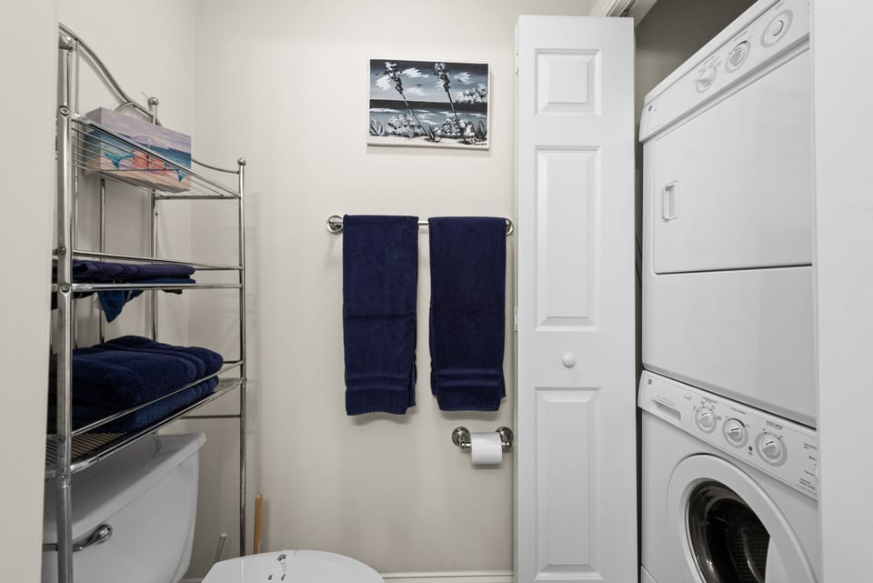 You may pack light-the washer and dryer are on-site.