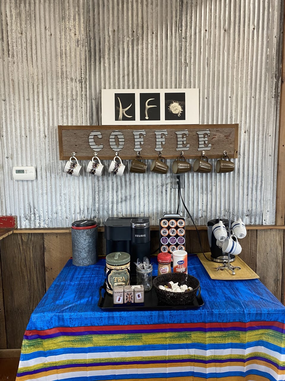 Coffee Bar with complimentary coffees & tea
