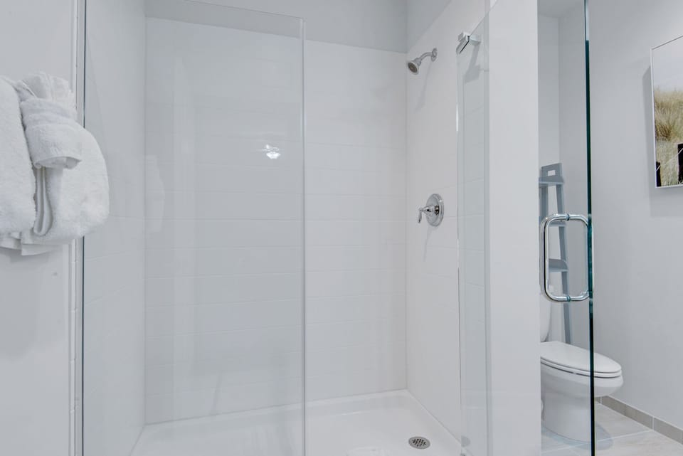 Master shower