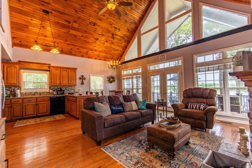 View of main floor.