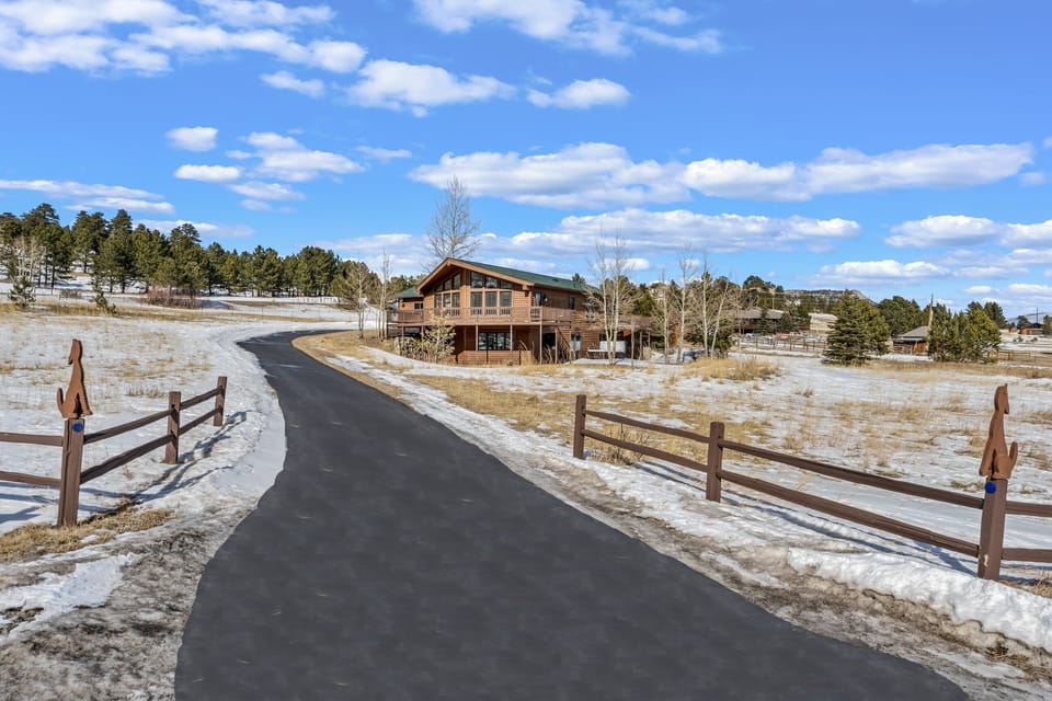 Aerial View of Lily Mountain Lodge