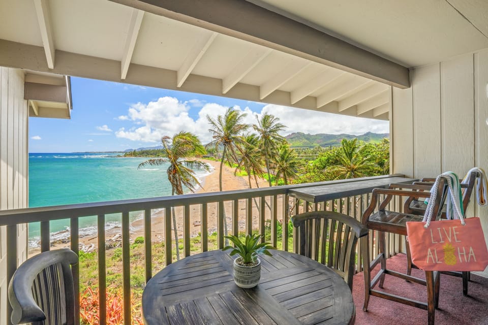 Enjoy the view from the lanai.