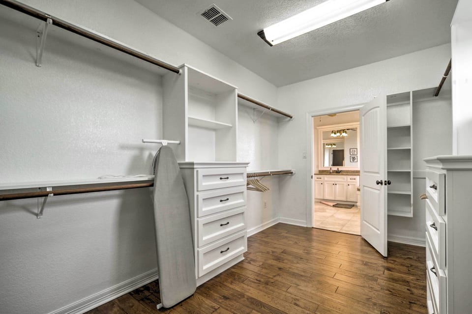 Spacious Walk-In Closet