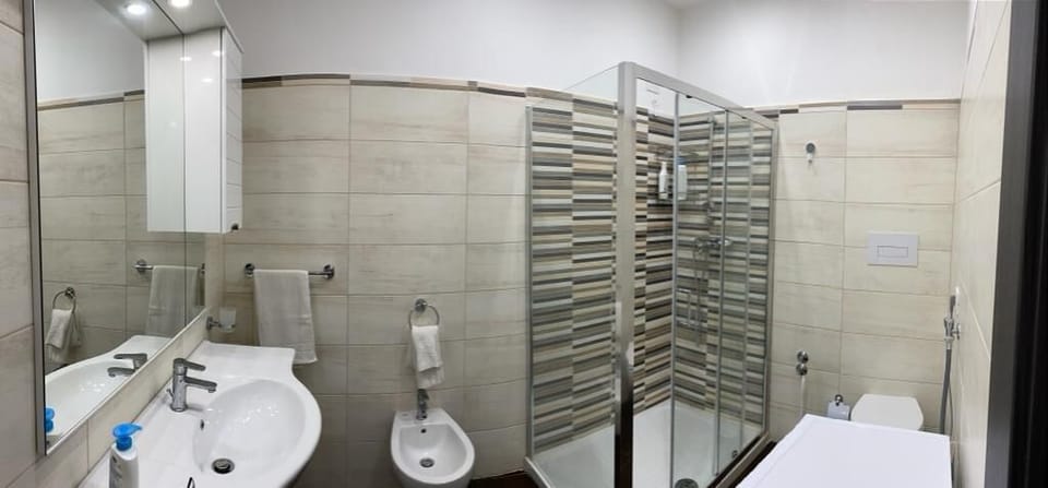 Double or Twin Room | Bathroom | Shower, free toiletries, hair dryer, bidet