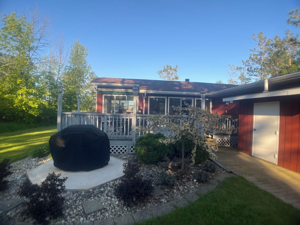 Patio with grill