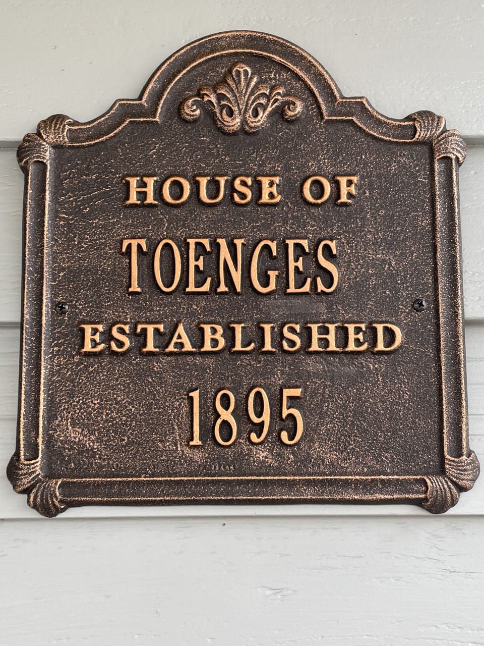 Our home is named after the original owners Henry & Clarabelle Toenges 