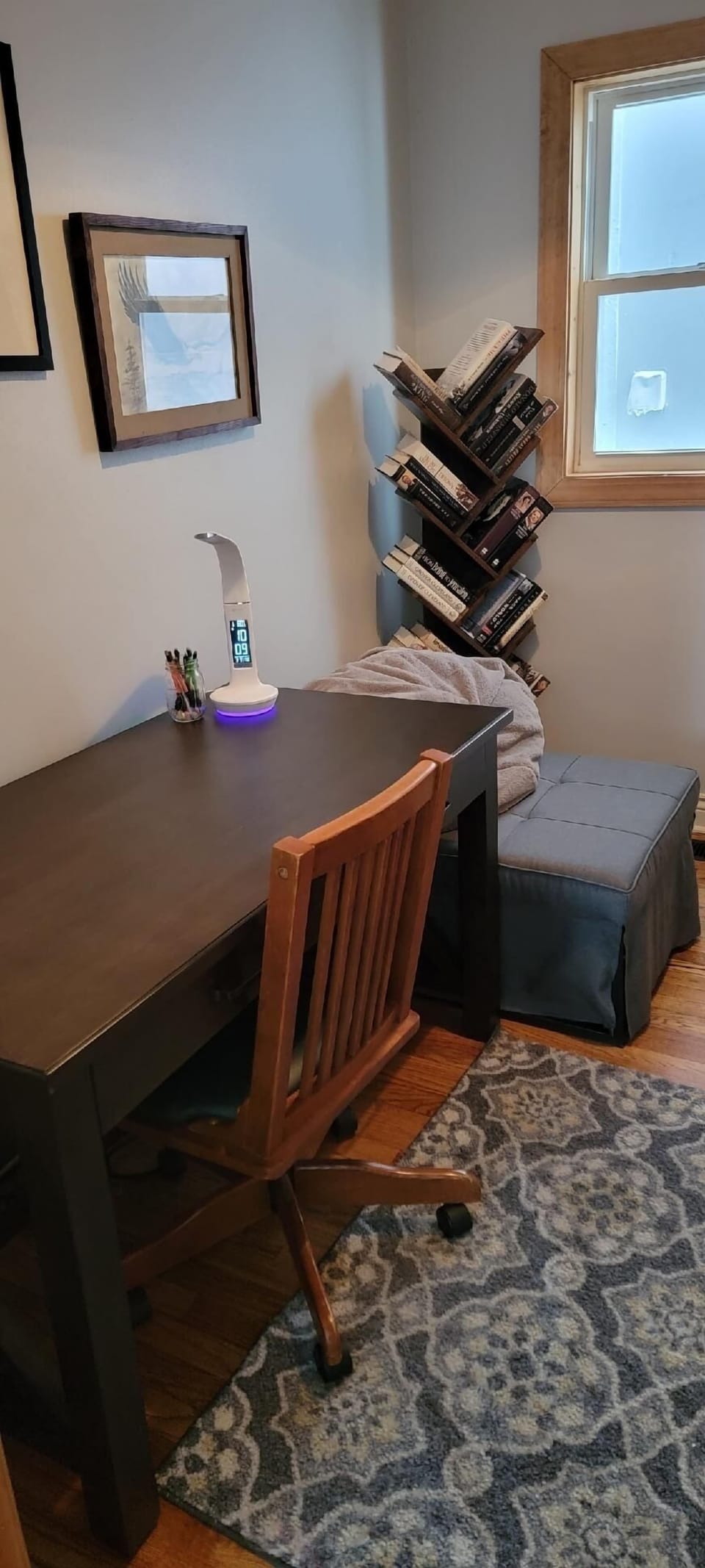 Office for writing postcards, reading or working 