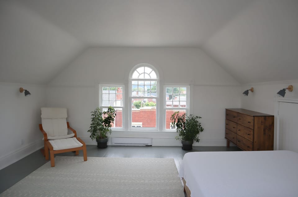 Second floor bedroom and loft area
