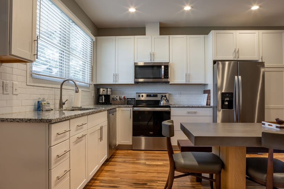 Kitchen features a Smooth Top Electric Range