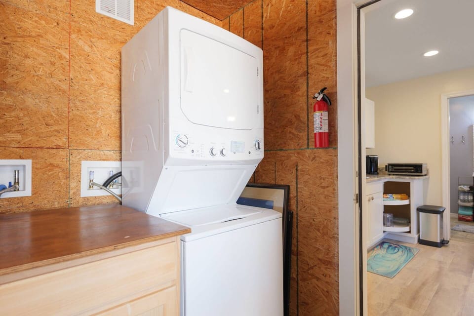 Shared Washer/Dryer located in the garage area