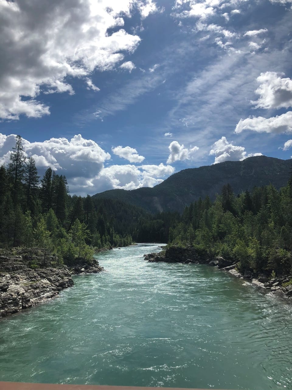 Middle Fork of the Flathead River for rafting, fishing or swimming