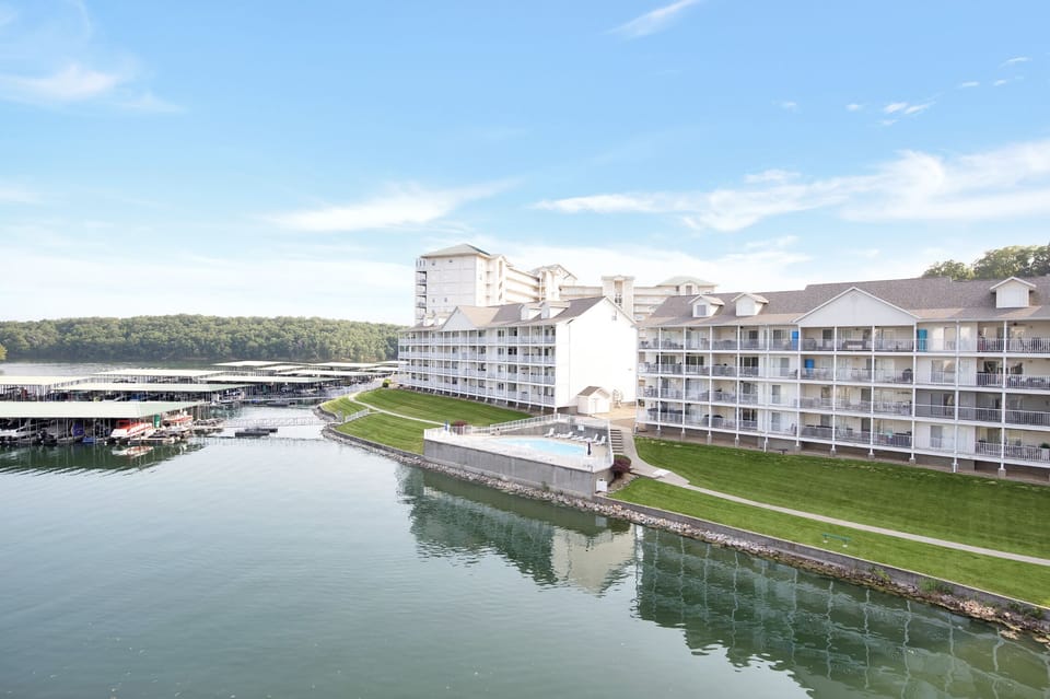 View of lake from Private balcony