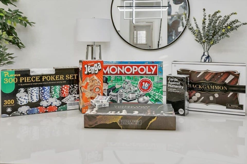Rile up some friendly competition with these classic board games! Remember, you’re amongst friends and good company!