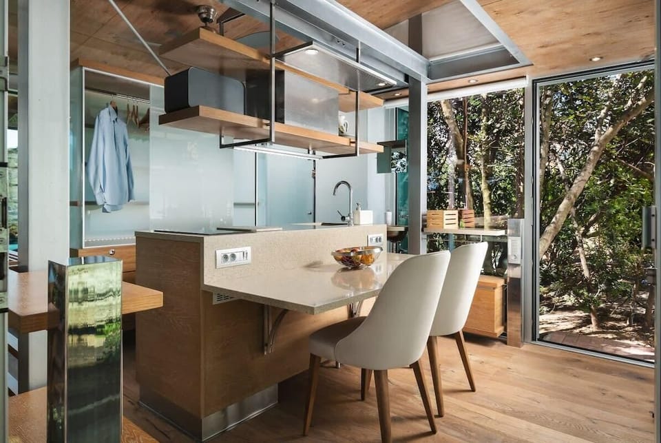 Fully equipped kitchen of the property
