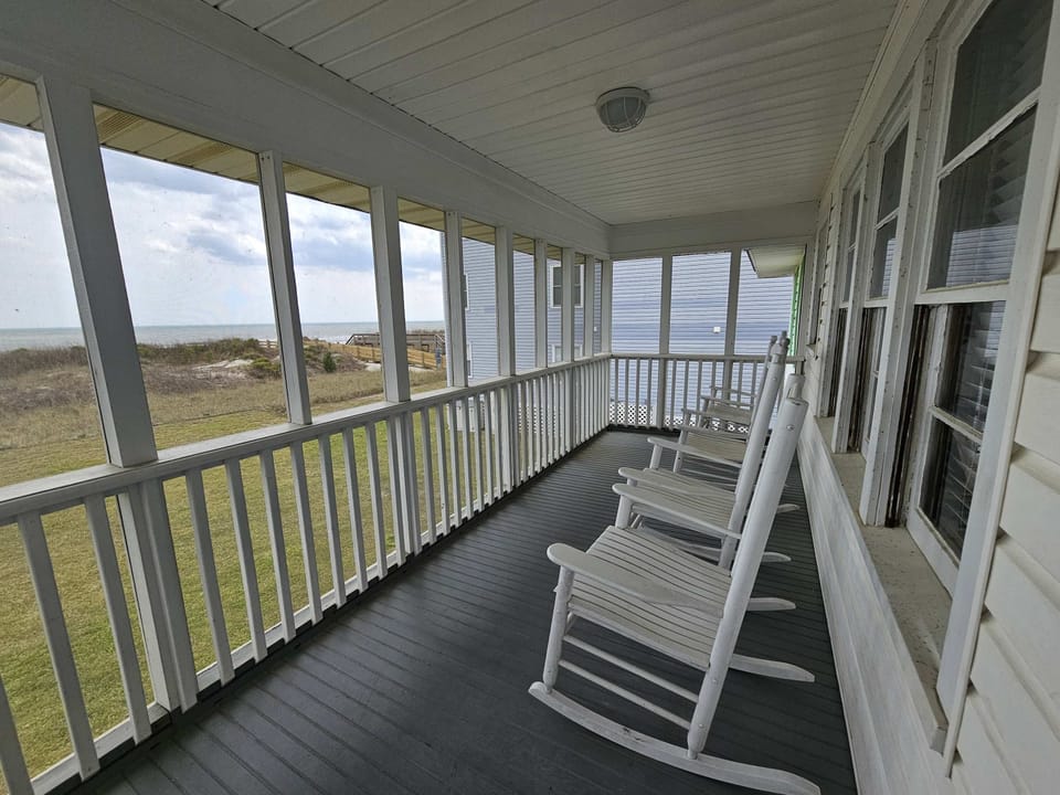 Porch View of Beach 