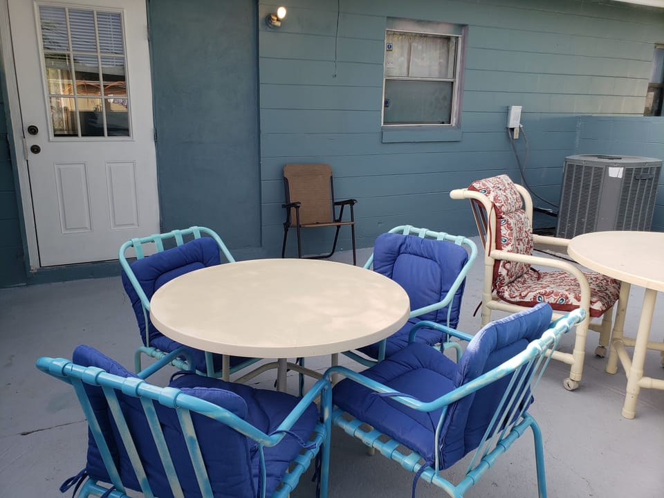 private back yard 