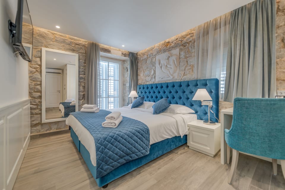 Superior Double Room | Frette Italian sheets, premium bedding, memory foam beds, in-room safe