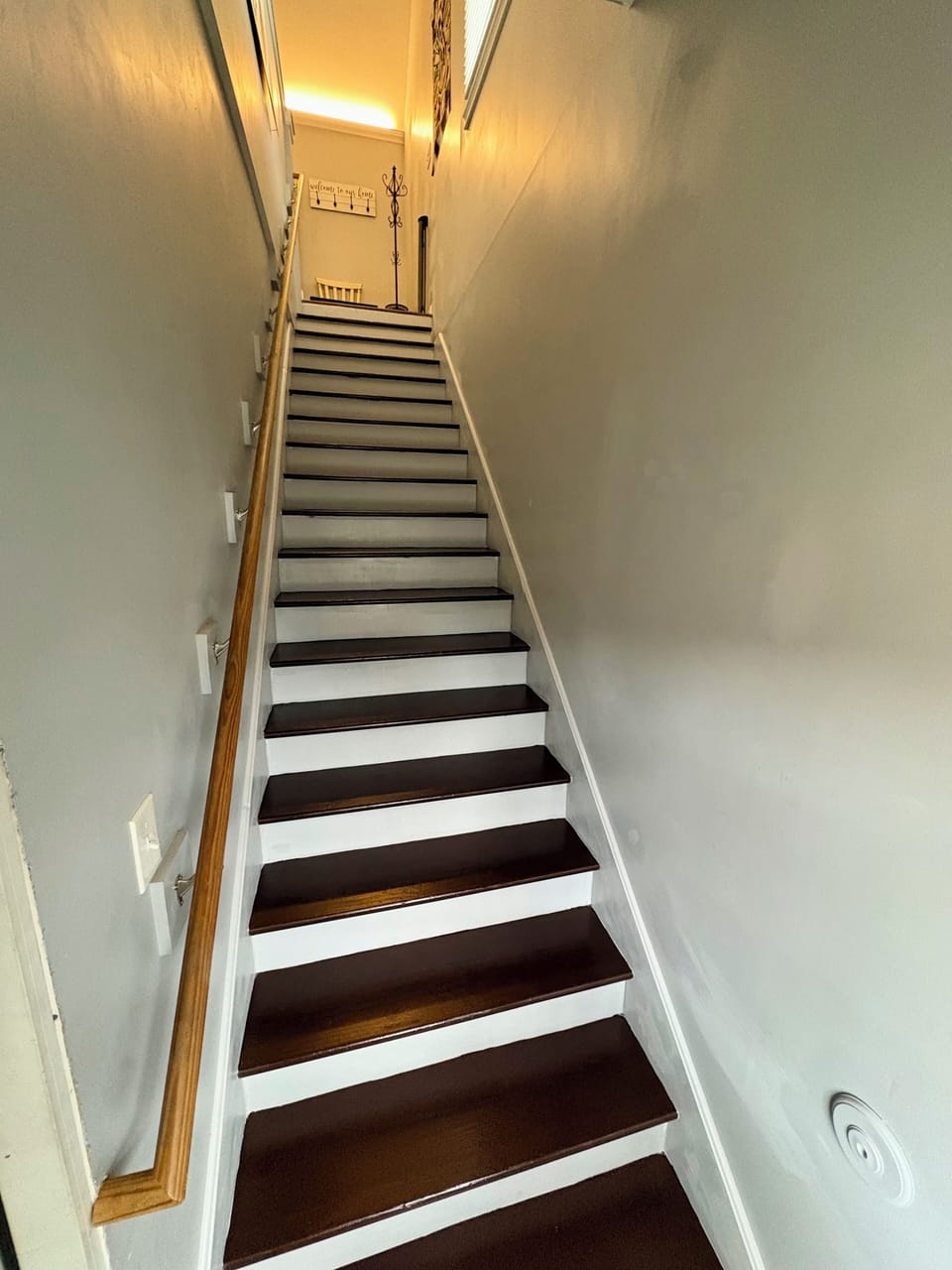Stairs up to the Carriage House