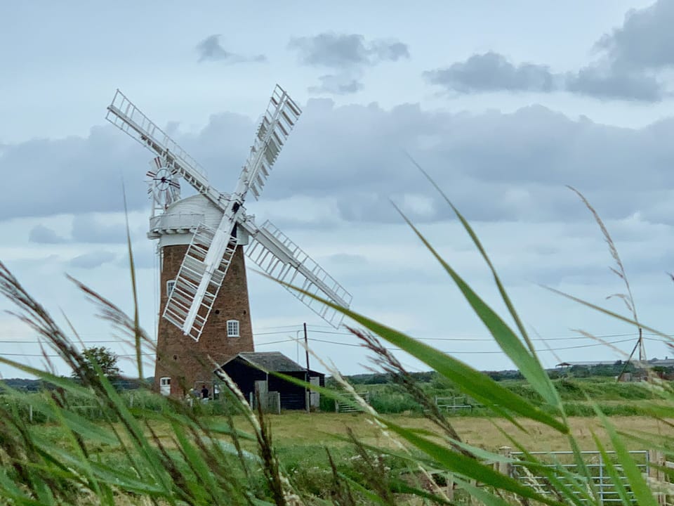 Nearby windmill in the Broads