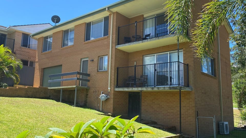External back of property