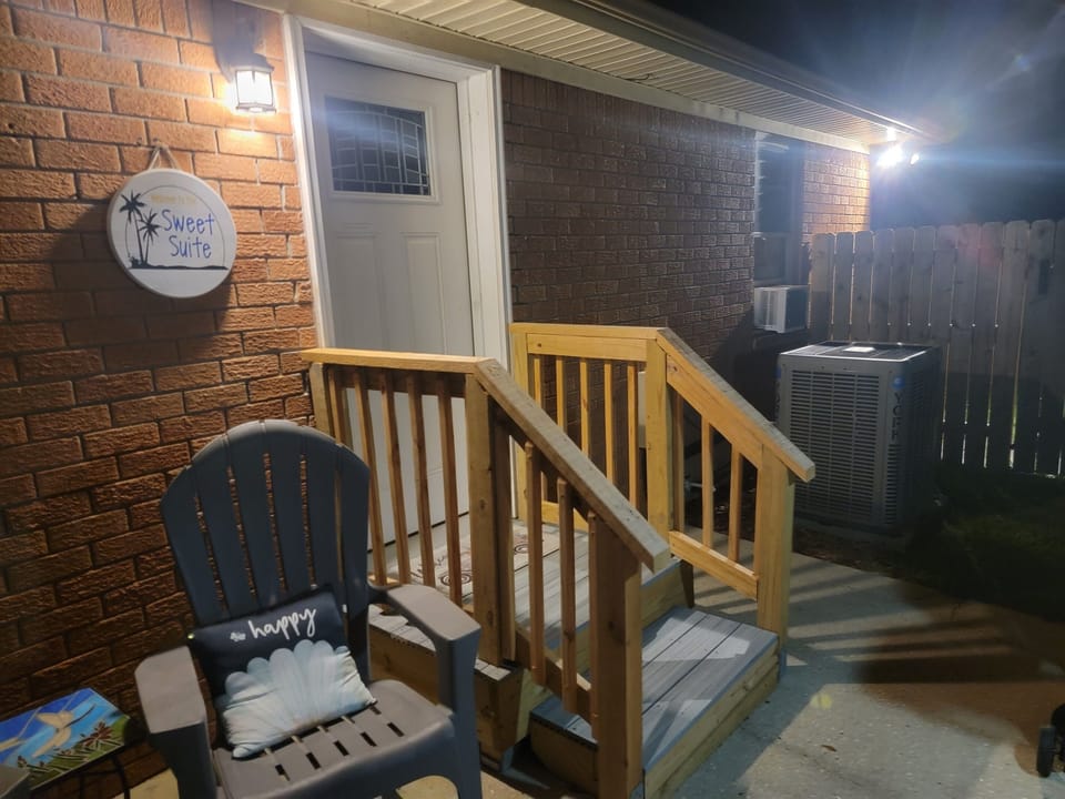 Motion and solar lights-- light your path at night.