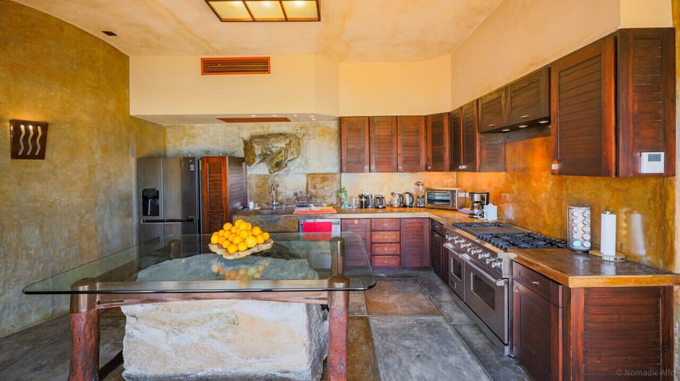 With lots of appliances to be use.