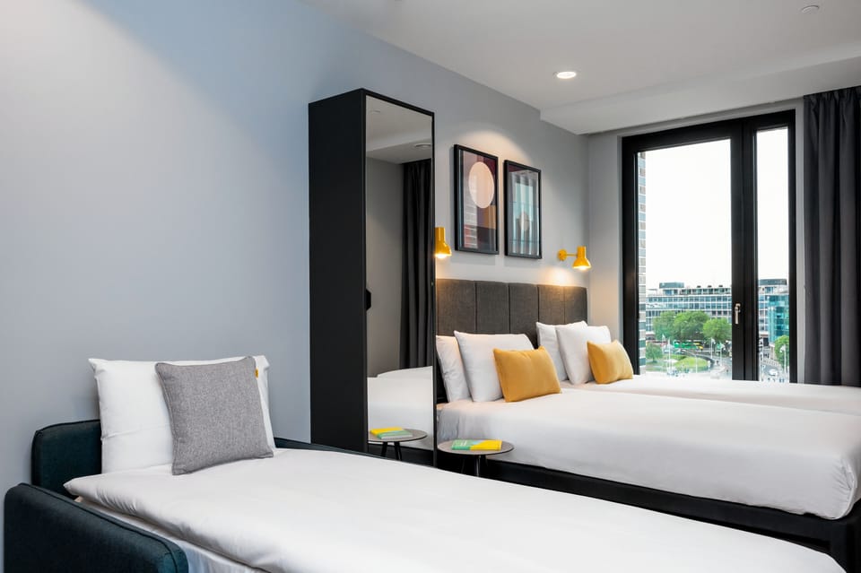 In-room safe, iron/ironing board, free cribs/infant beds, free WiFi