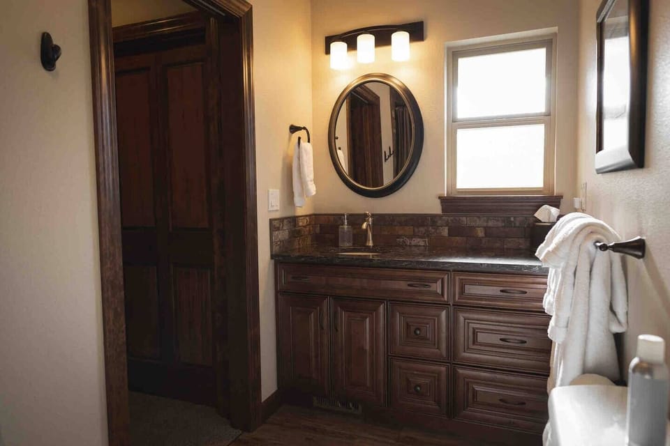 Primary bathroom vanity