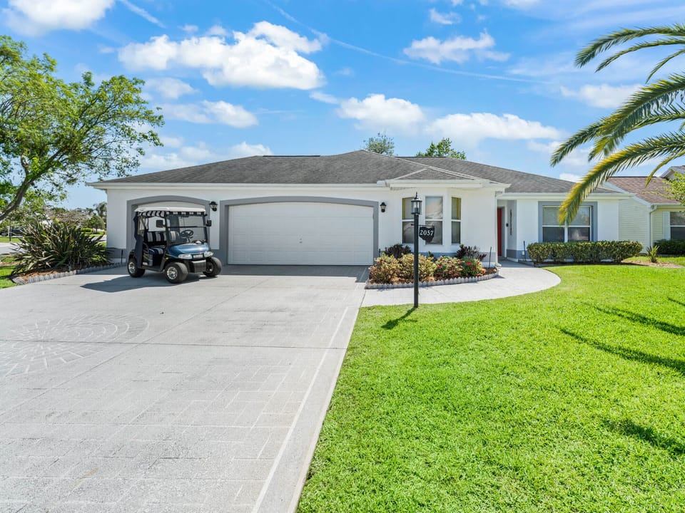 Loads of parking space inside the 3-car garage and on the driveway