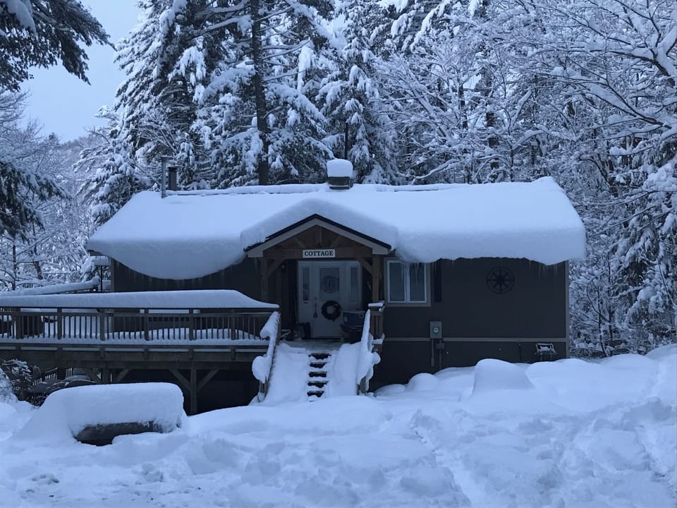 Let it snow winter in Canada