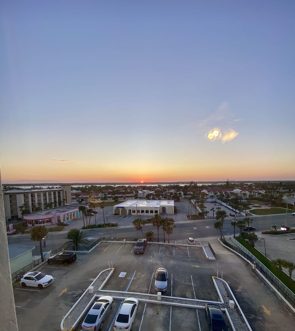 Enjoy view of the sunset over the Halifax River