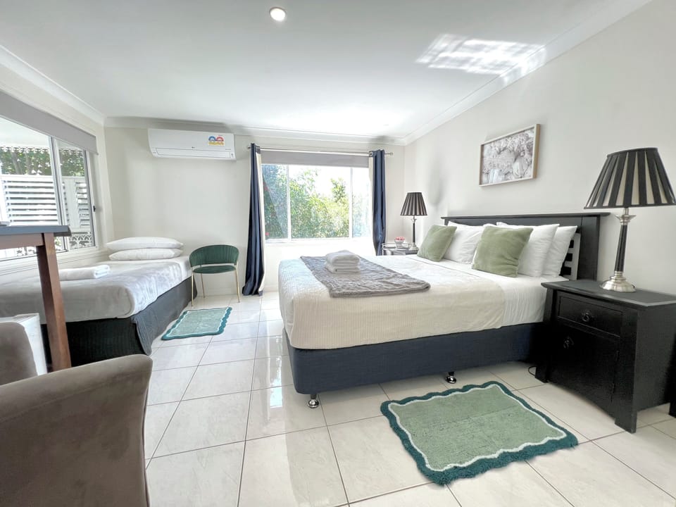 Superior Double Room with Private Bathroom | Premium bedding, pillowtop beds, laptop workspace, iron/ironing board