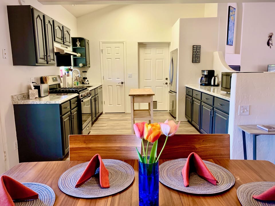 Dining room/kitchen view