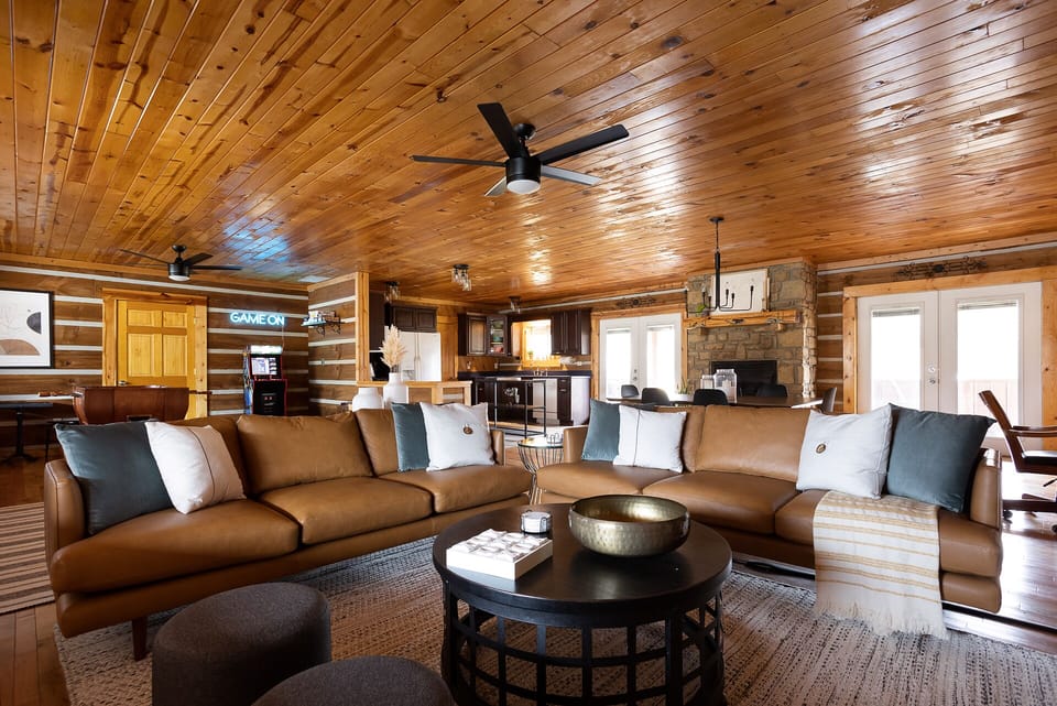 Living (common) space. Each couch can sleep 1 guest.