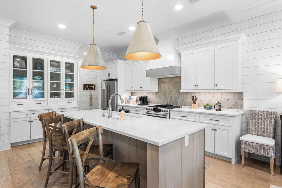 Open Concept Kitchen and Dining Area