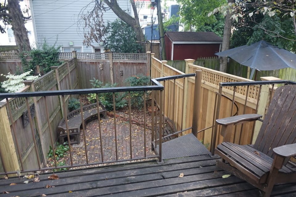 back deck and patio
