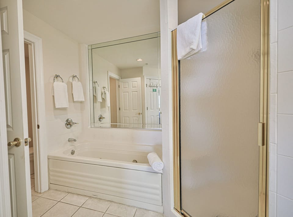 Master bathroom.