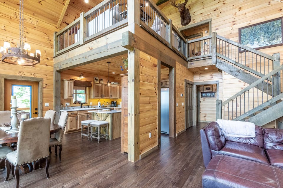 Open floor concept - Open floor concept between living room, dining room, and kitchen on main level.