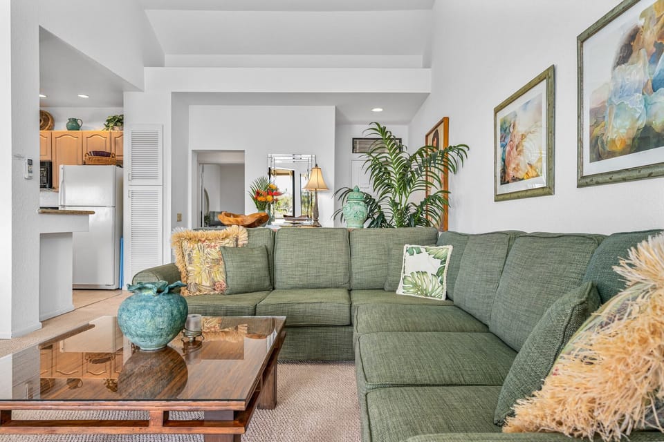 Living room is beautifully furnished
