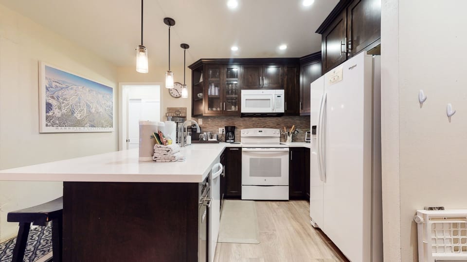 Room, Indoors, Refrigerator, Kitchen, Flooring