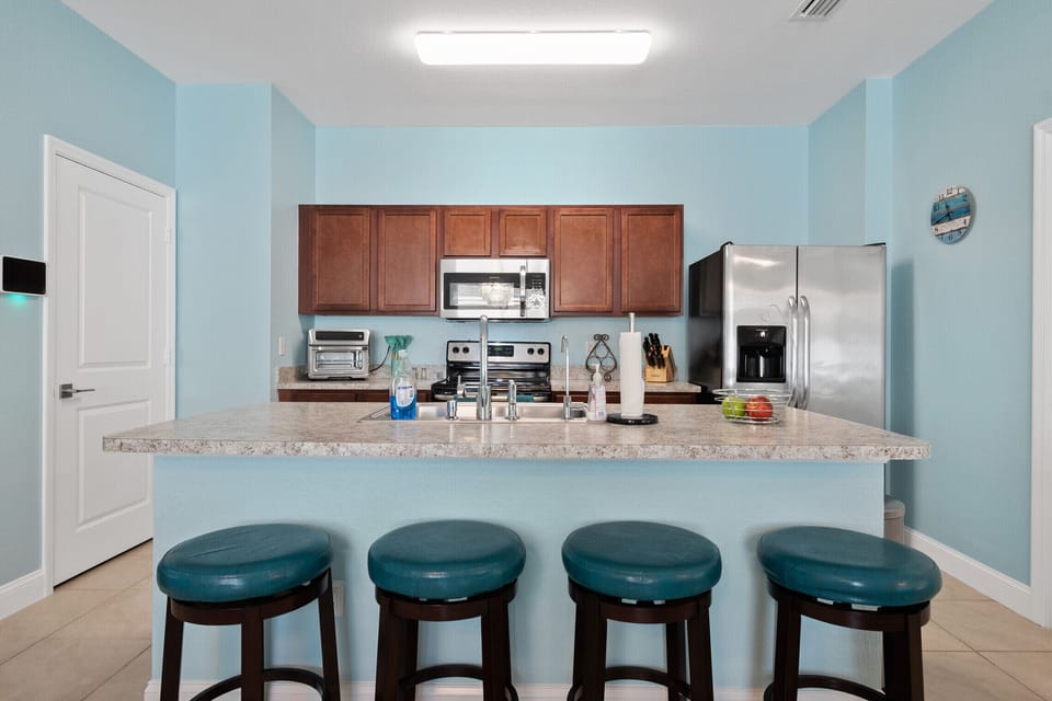 View looking directly into the kitchen.