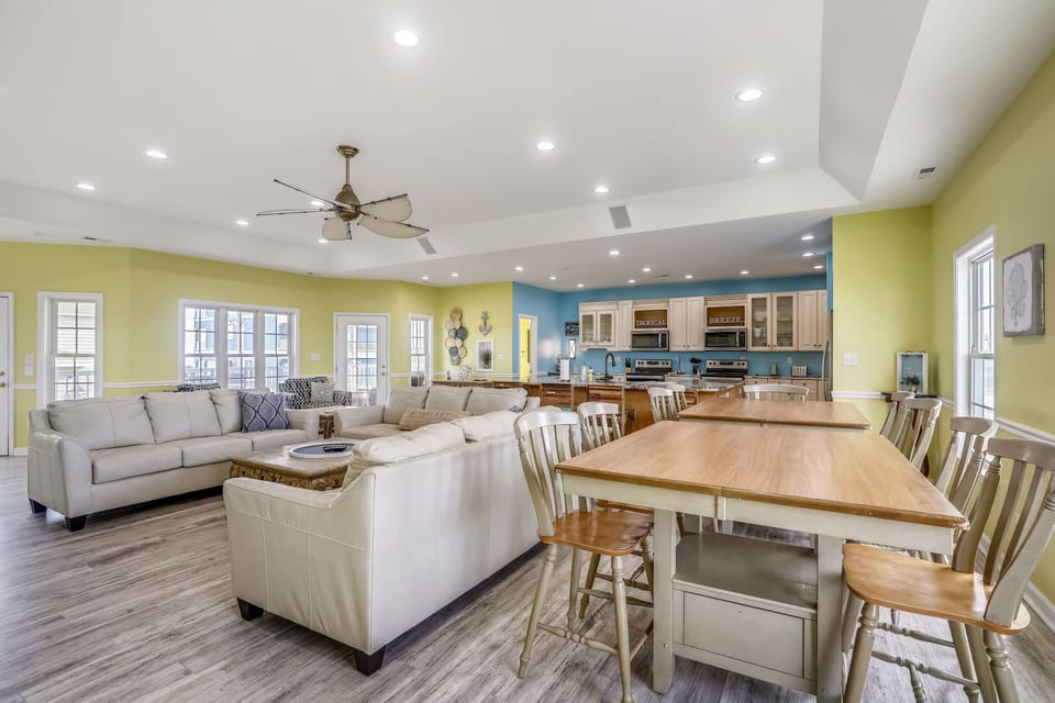 Sit together and enjoy a home cooked meal and chat about your fun-filled day!
